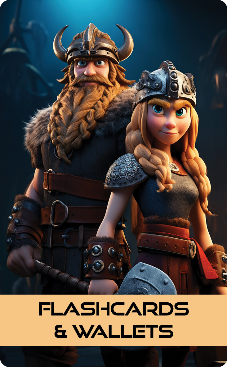 Vikings & Anglo-Saxons Flashcards & Wallets